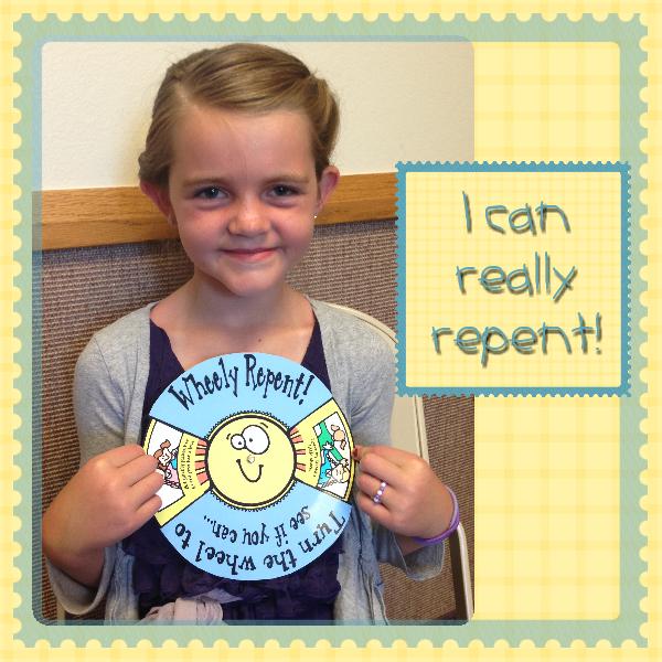 REPENTANCE Activity Wheely Repent! (Repentance Wheel) COME FOLLOW ME