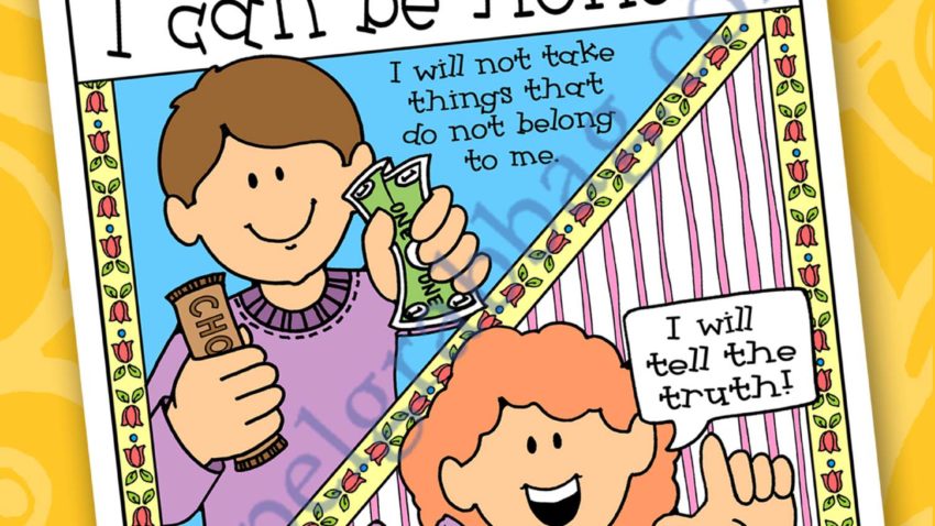 HONESTY Activity: I can be honest POSTER or coloring page - Gospel Grab Bag