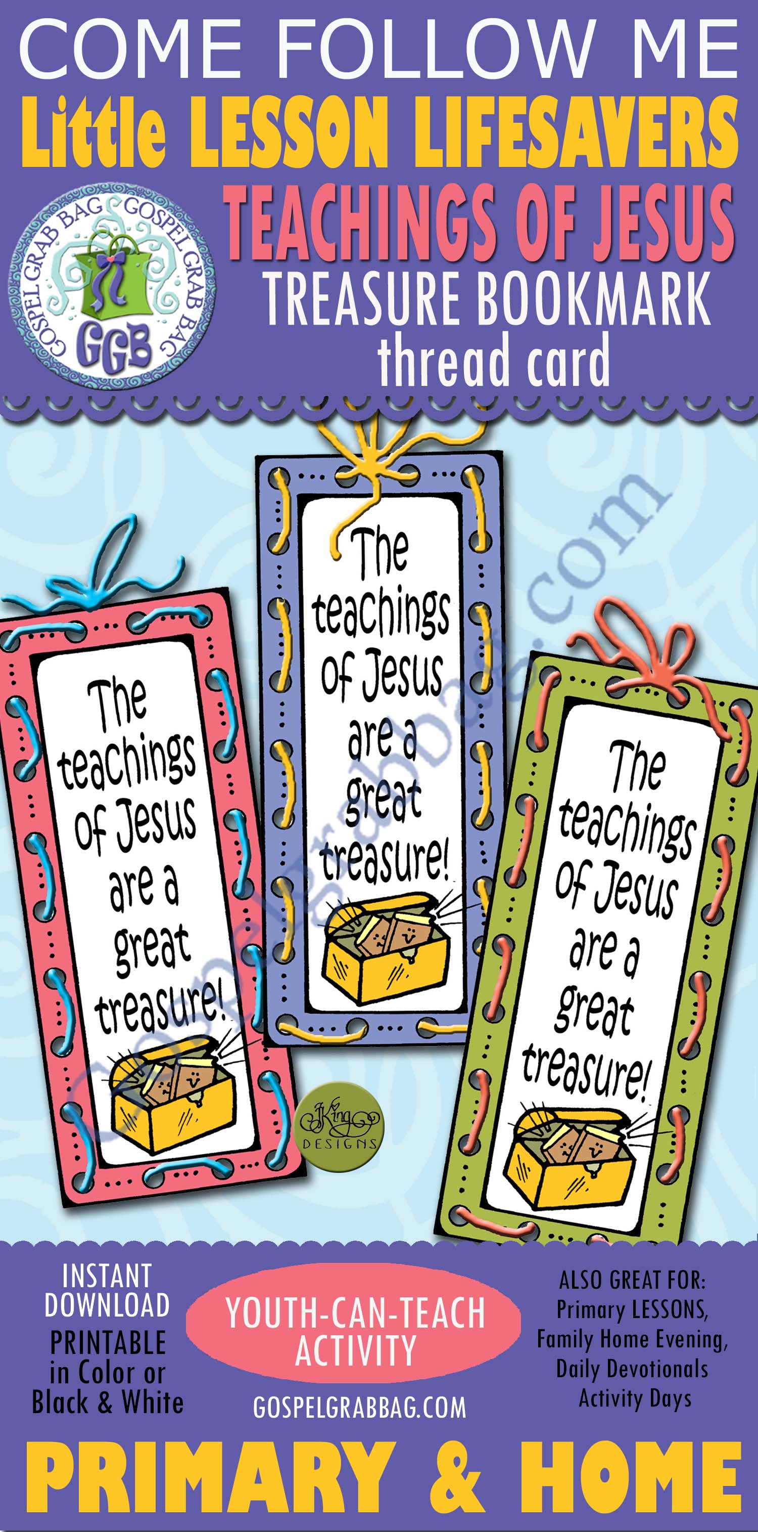 The Teachings of Jesus Christ Are a Great Treasure, Sunday School ...