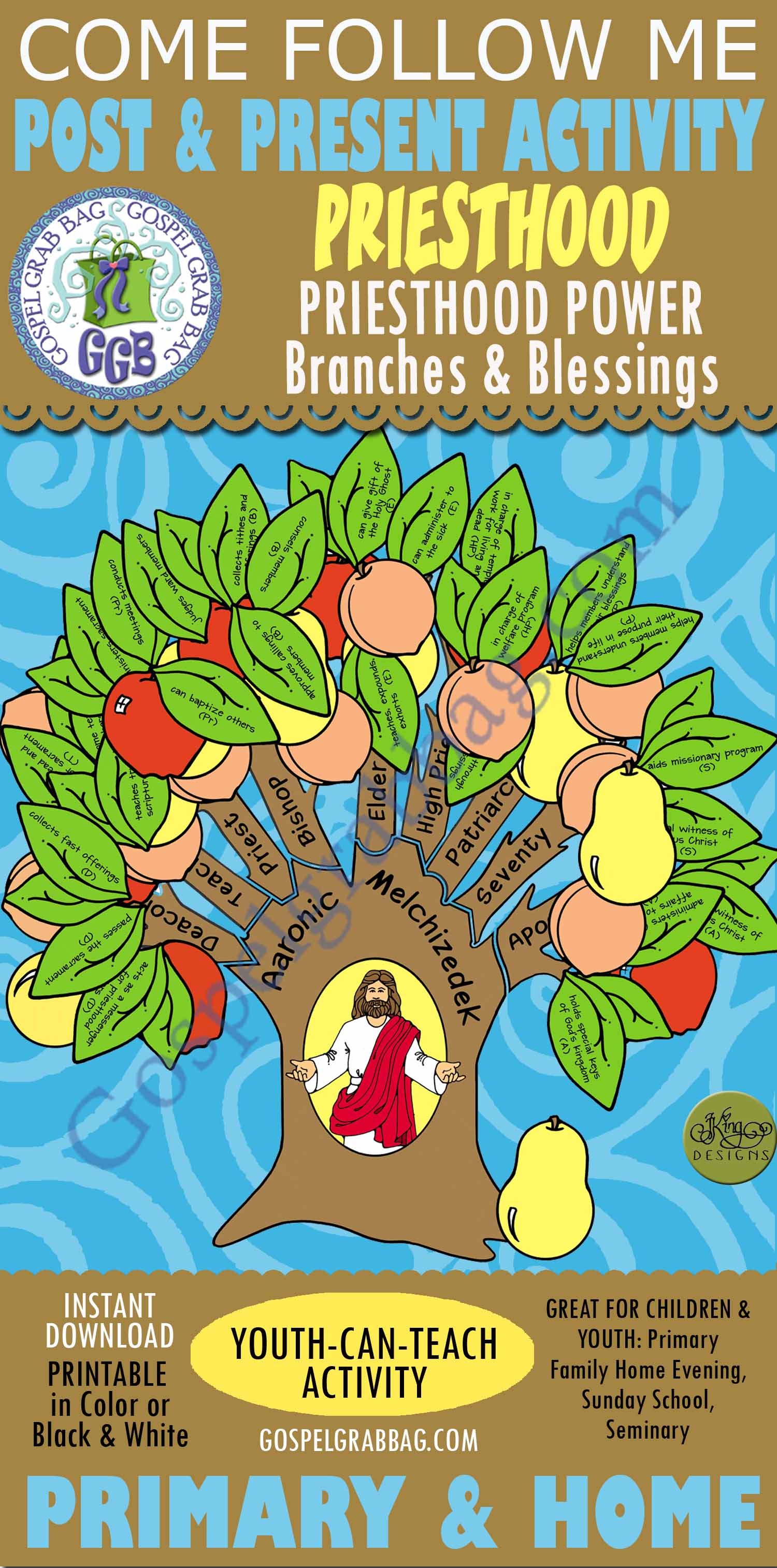PRIESTHOOD LDS Lesson Activity Priesthood Power Branches And Blessings How Was The 
