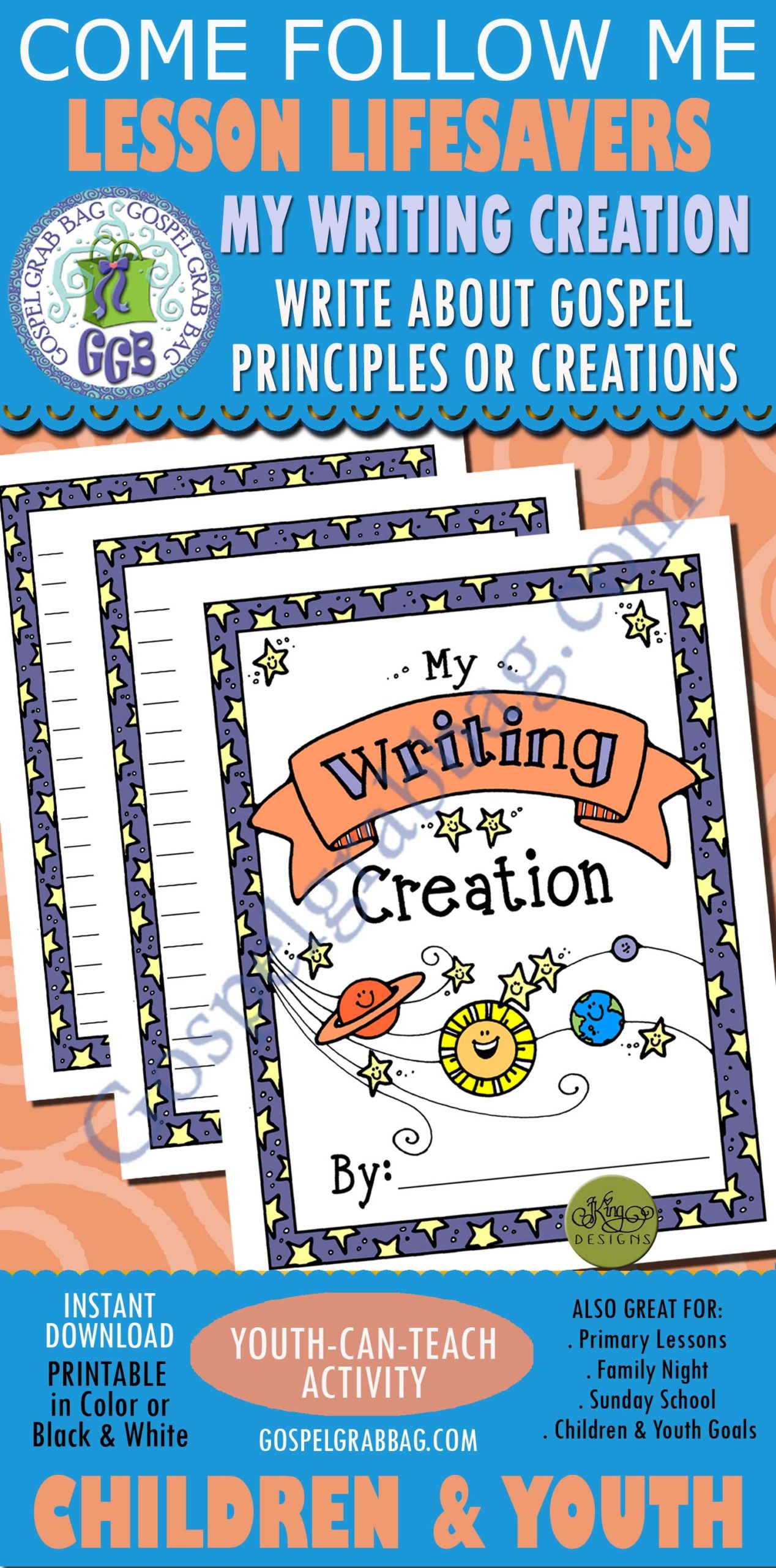 Creativity - Creation - Gospel Principles: LDS Lesson Activity: My