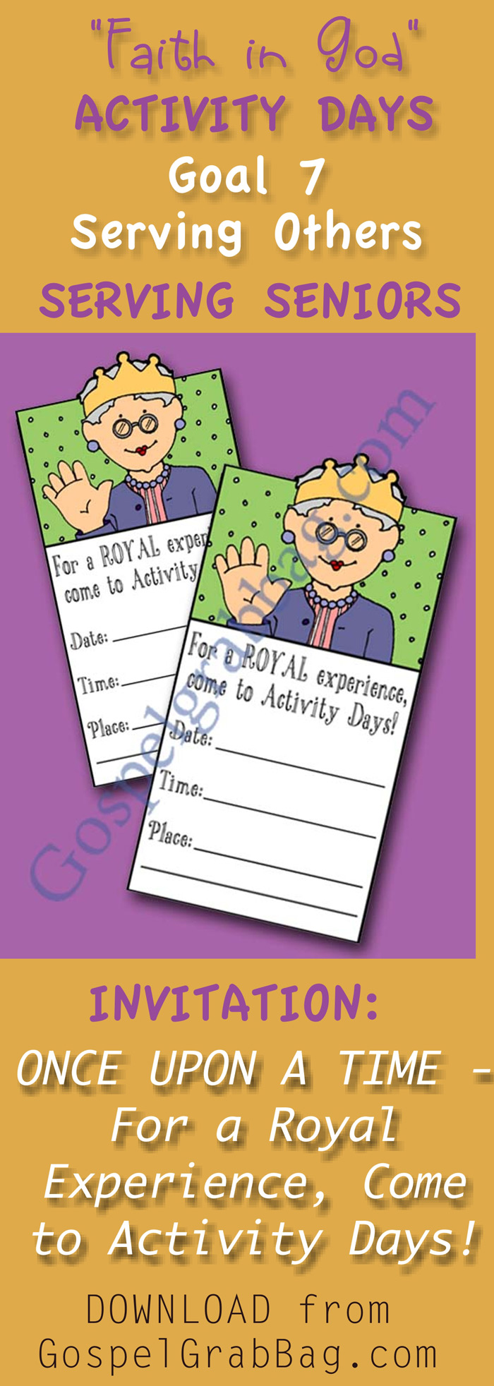 Service: LDS Lesson Activity - Activity Days – Serving Others - Goal 7 ...