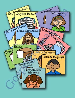 Sunbeam Lesson 40 Activities - The Sacrament Helps Me Think About Jesus