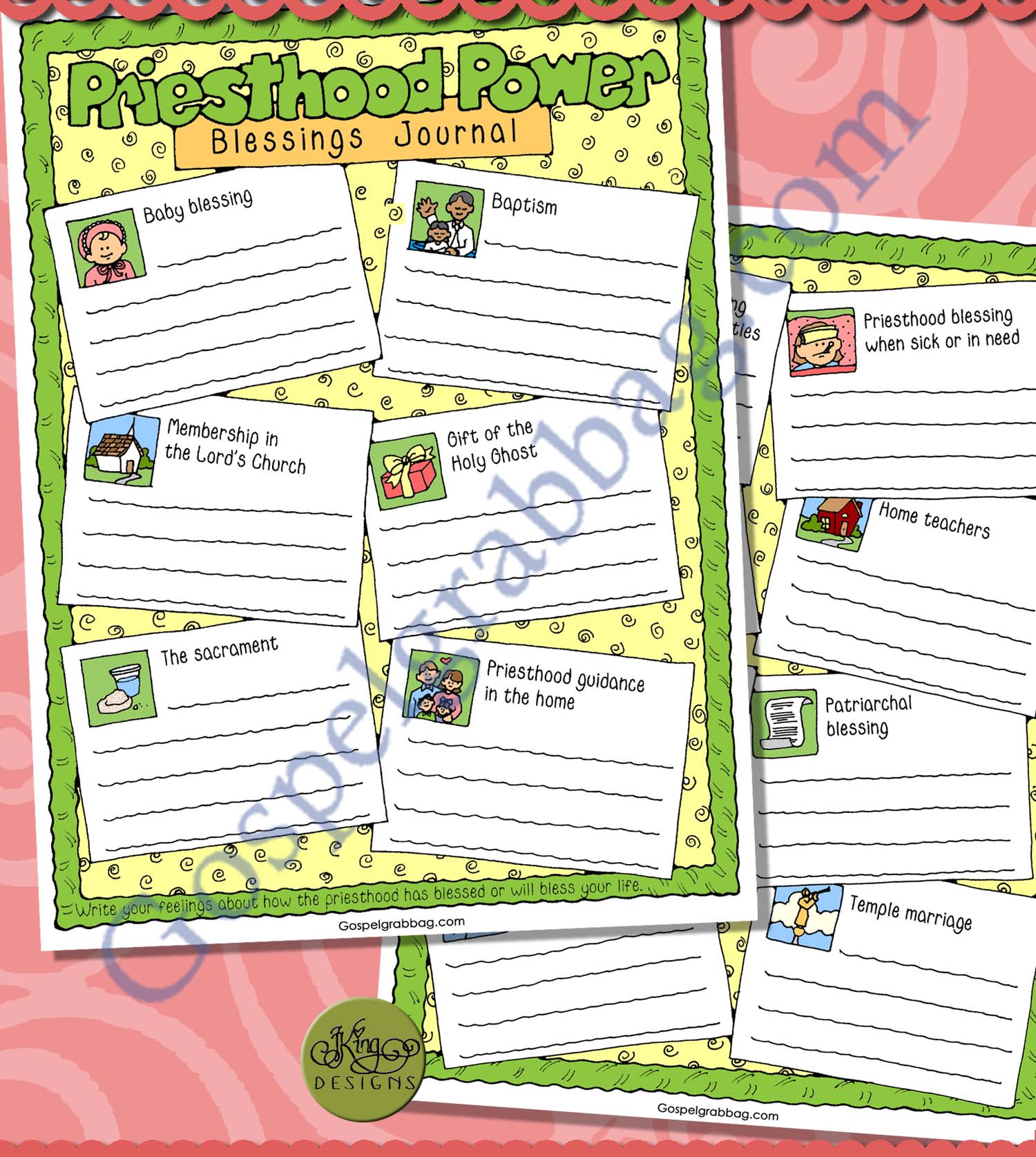 PRIESTHOOD: LDS Lesson Activity: "Priesthood Power Blessings Journal ...