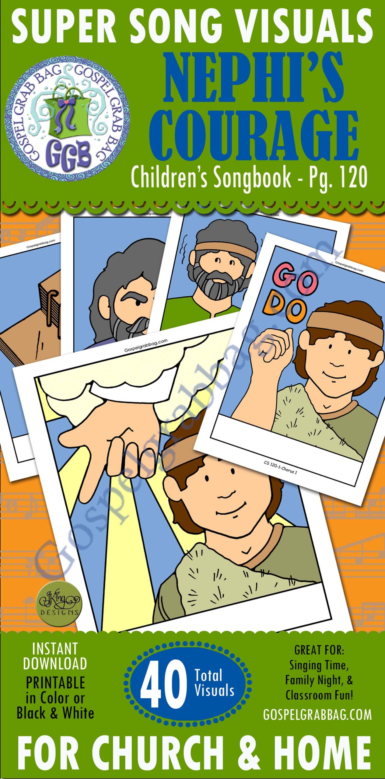 Nephi's Courage, Children's Songbook 120 SONG VISUALS