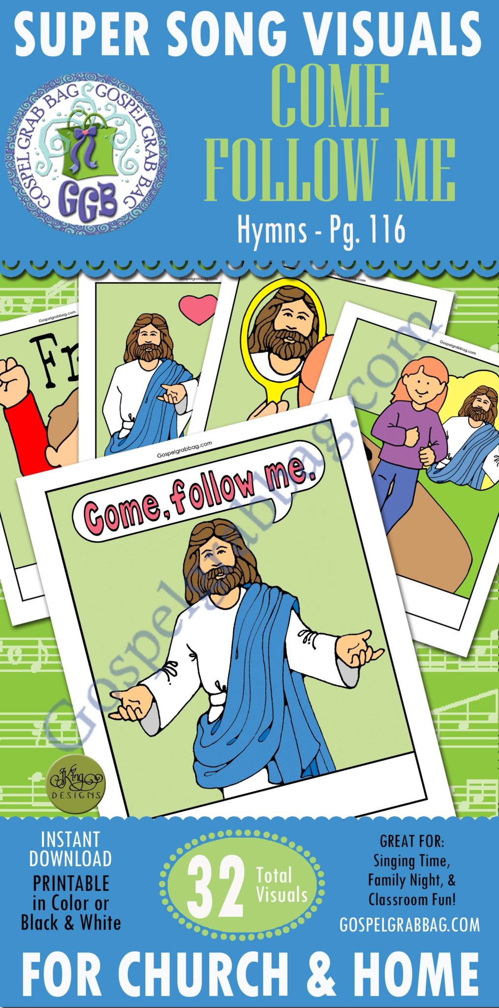 Follow Jesus LDS Primary Singing Time Song Visuals Come Follow Me Primary Music Leader 