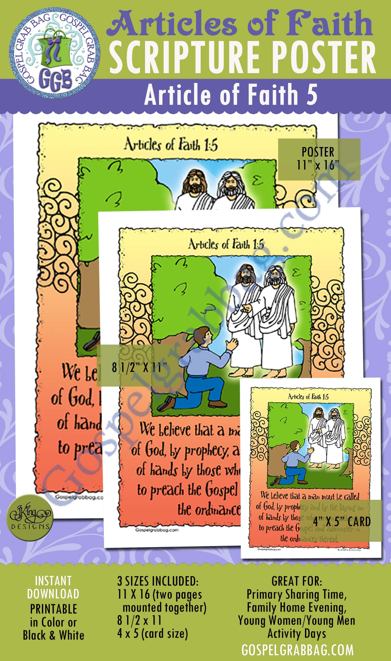 Article of Faith 1:5 PRIESTHOOD and ordinances