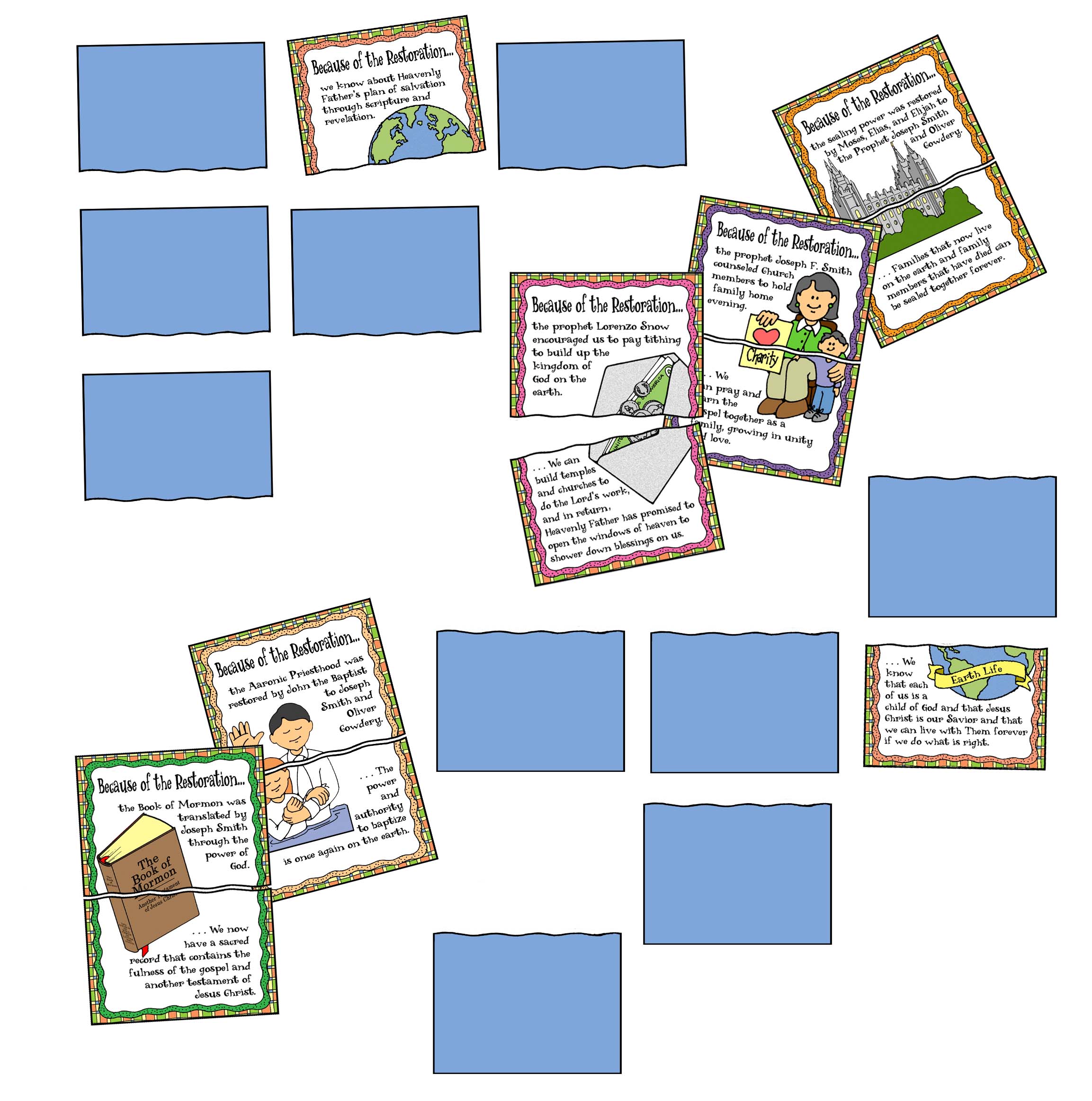 Apostasy and Restoration LDS Lesson Activity Because of the