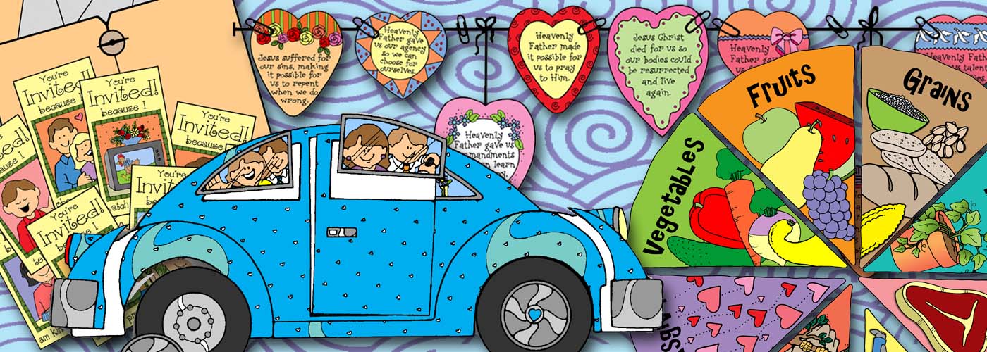 I Am A Child Of God Primary Activity Invitations