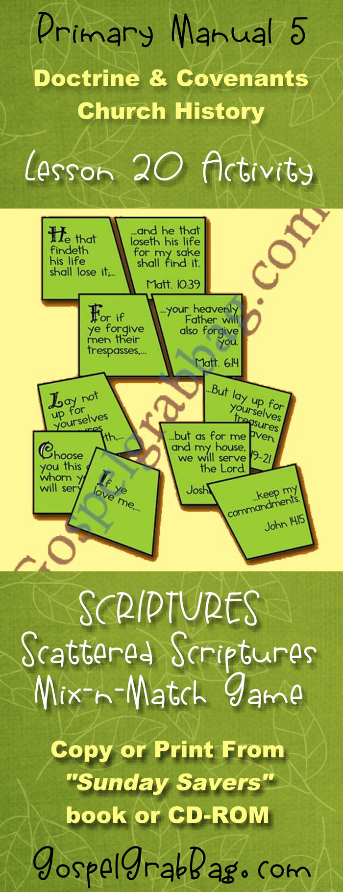 SCRIPTURES Activity Scattered Scriptures Mix n Match Doctrine And scriptures-activity-scattered-scriptures-mix-n-match-doctrine-and