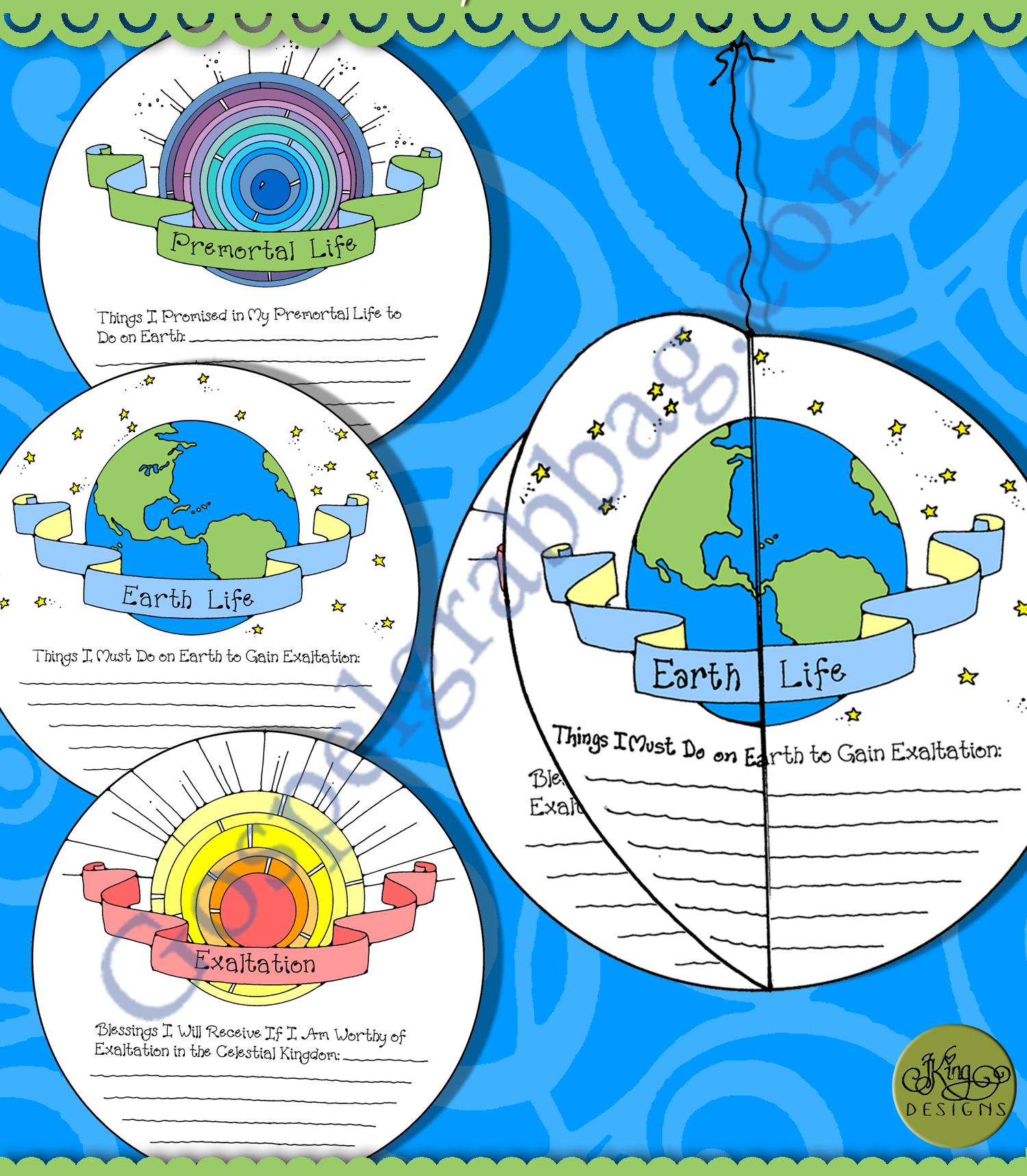PLAN OF SALVATION: LDS Lesson Activity - Earn the Gift of Eternal Life ...