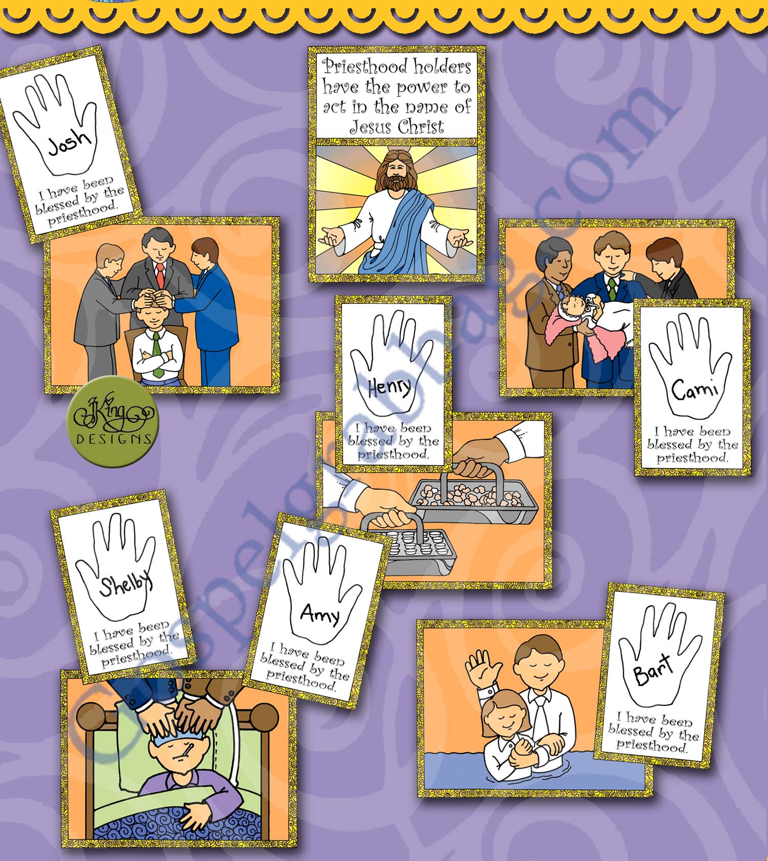 PRIESTHOOD Post-and-Present Activity: Priesthood Blessings (Show-and ...