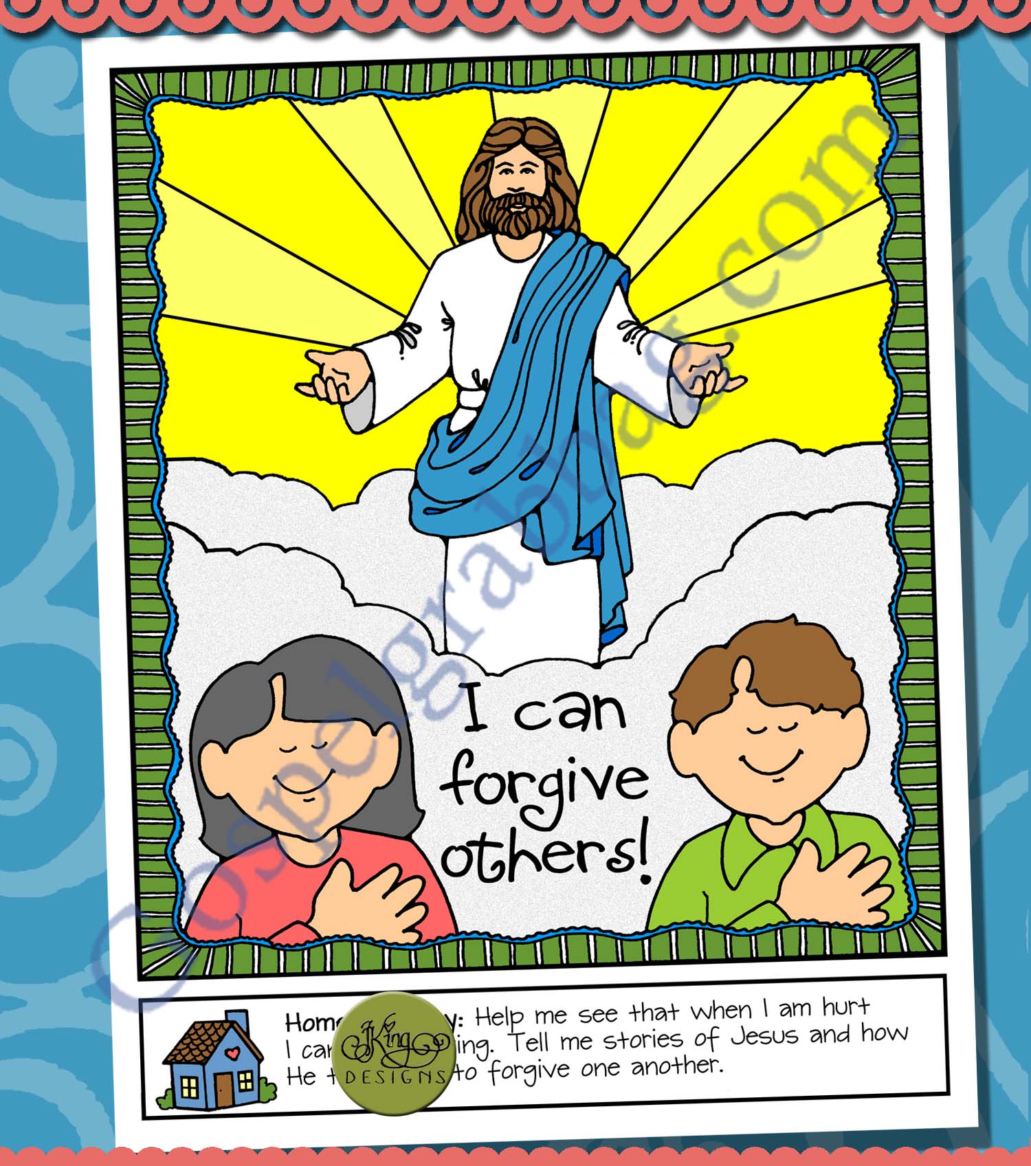 FORGIVENESS Activity: I Can Forgive Others! (poster or coloring page ...