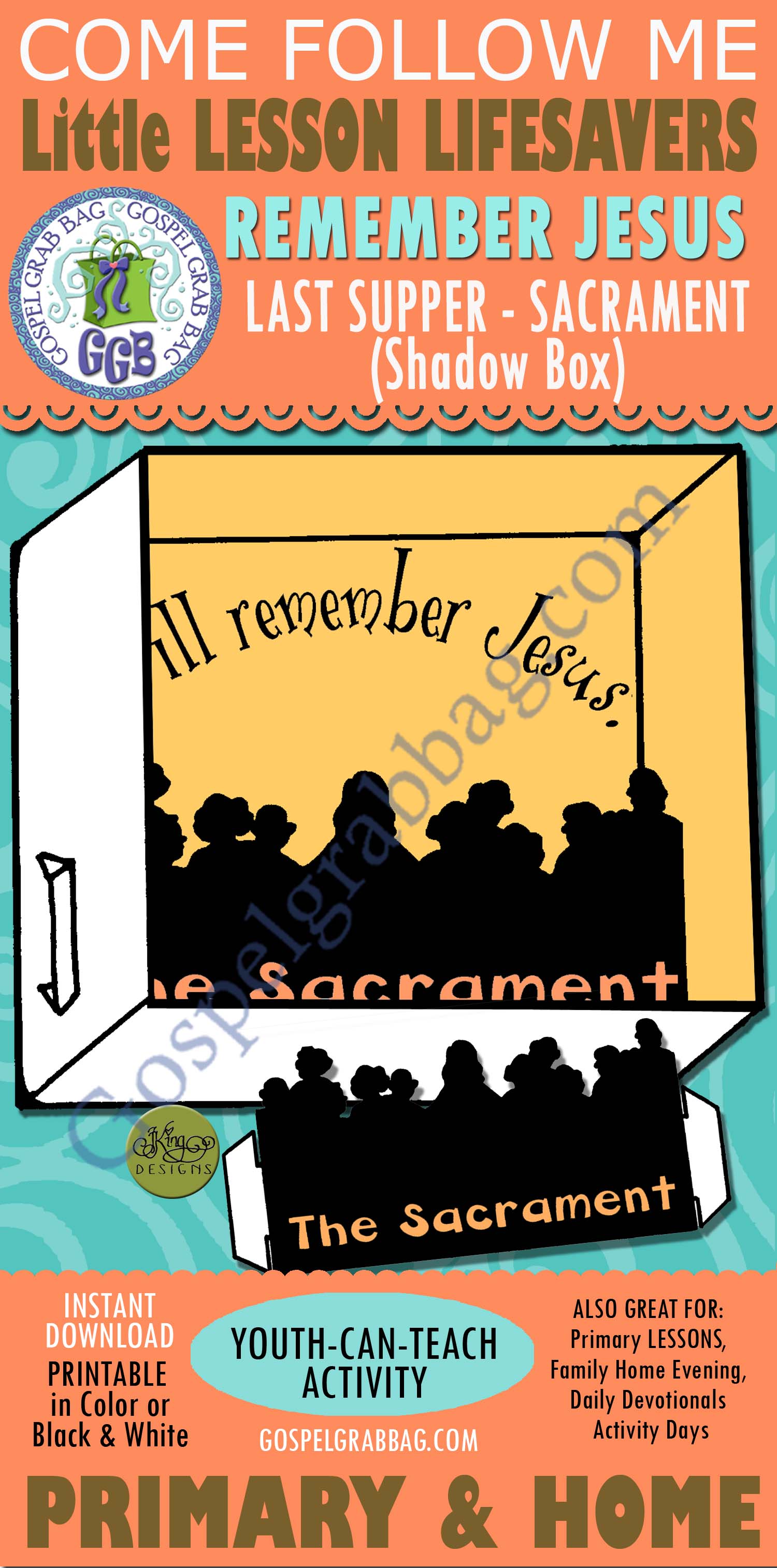 I Will Remember Jesus - The Last Supper shadow box