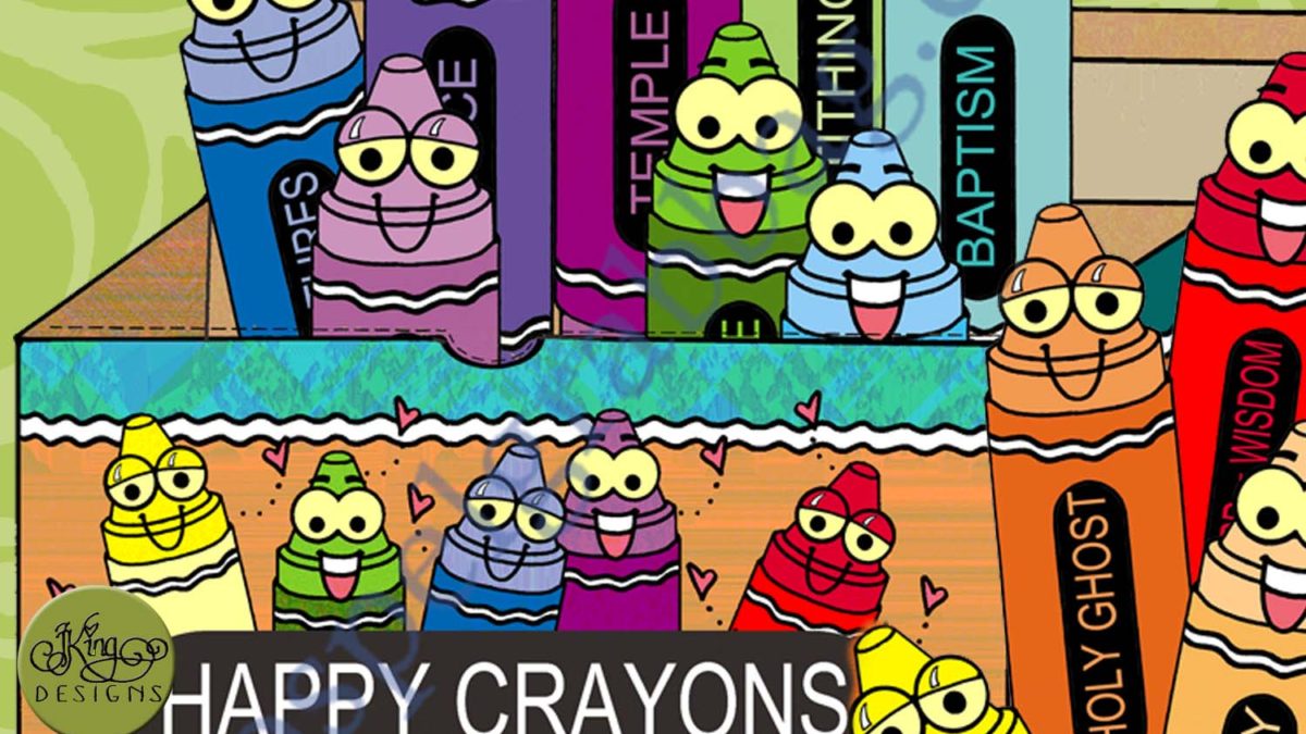 HAPPINESS Activity Color My Life with the Gospel (Happy Crayons GAME