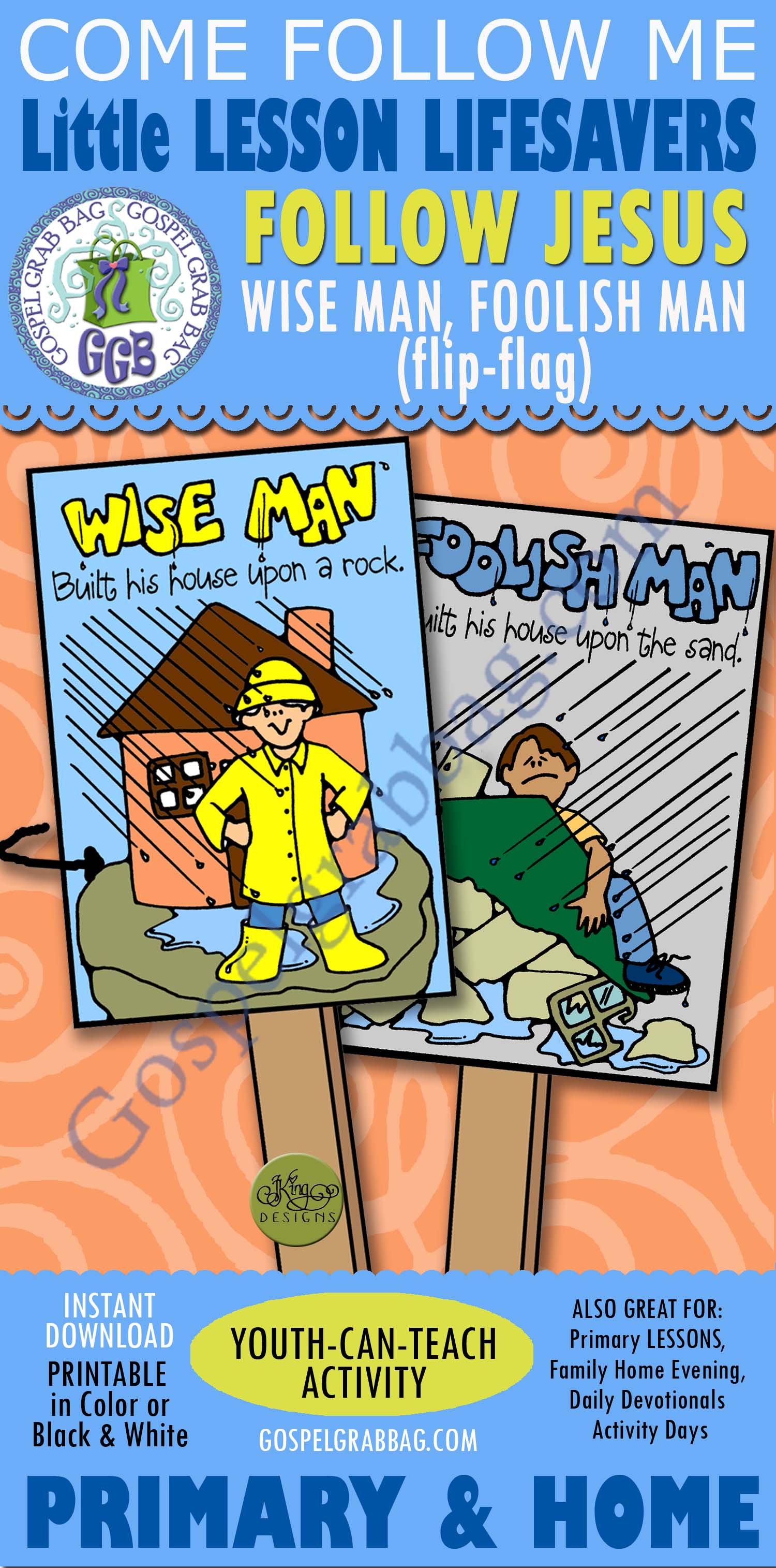 Wise Man and the Foolish Man flip-flag