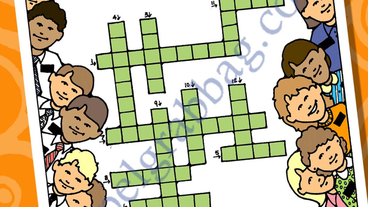 MISSIONARY Activity Missionary Support Crossword Gospel Grab Bag