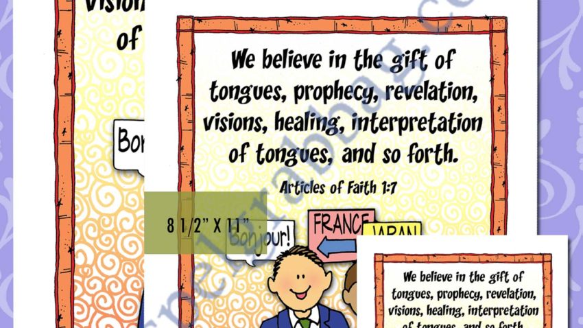 Gospel Grab Bag To help our family understand the seventh article of faith. gospel grab bag