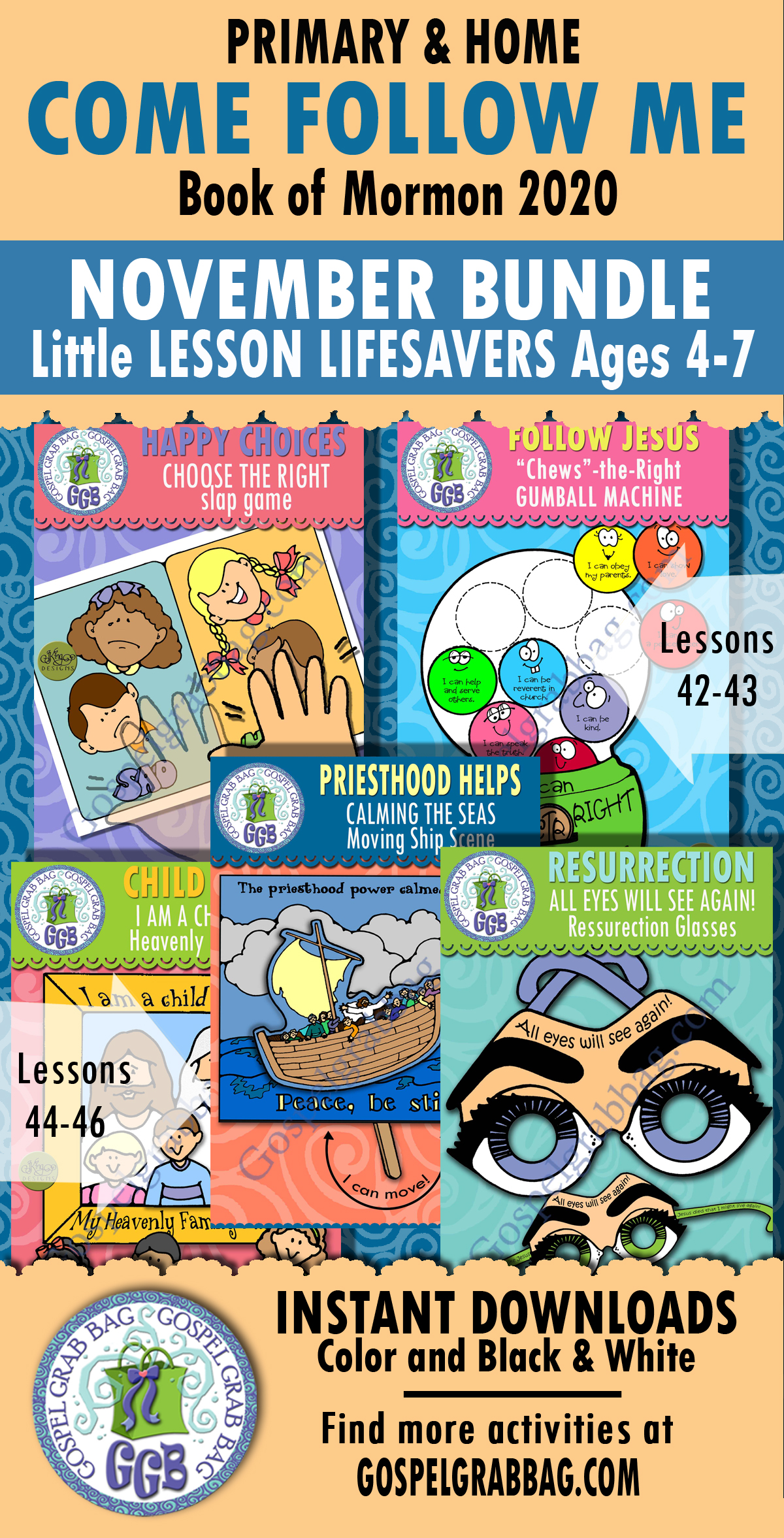 NOVEMBER Bundle Save $ 2020 Come Follow Me BOOK OF MORMON ...