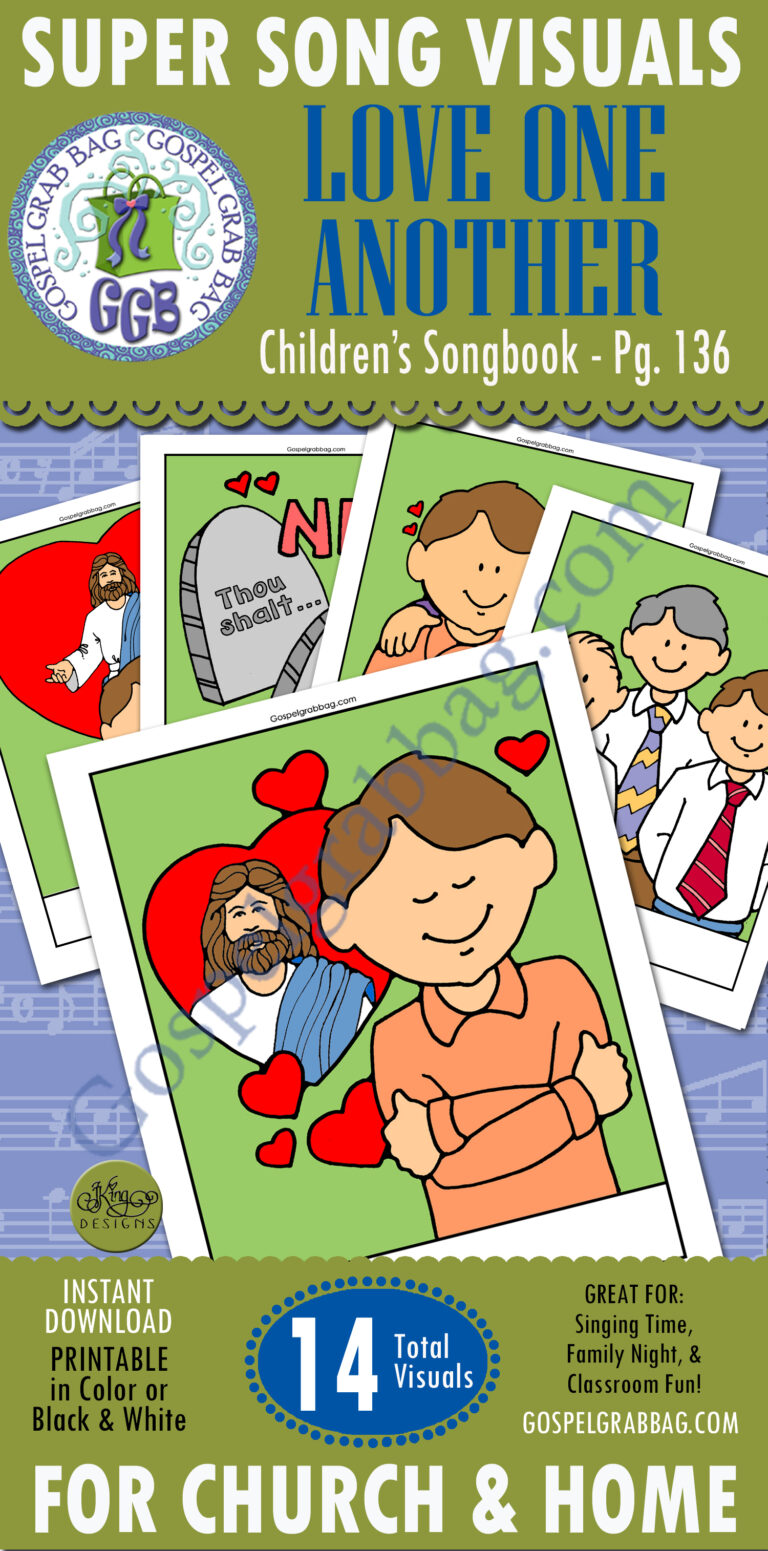LOVE LDS Primary Singing Time Song Visuals Love One Another Primary Music Leader Family 