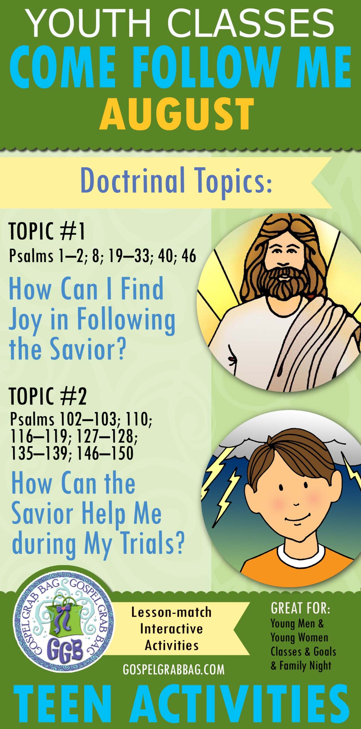 Follow Savior and Trials ACTIVITIES
