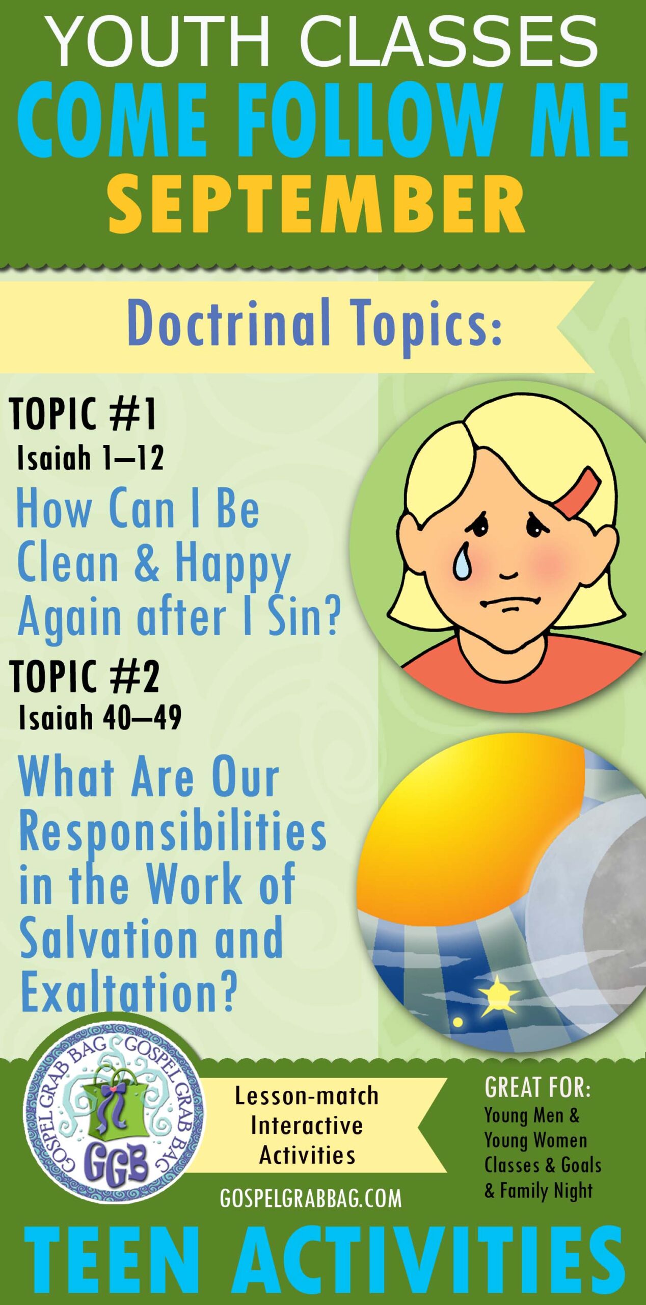 Youth Doctrinal Classes - Old Testament - September