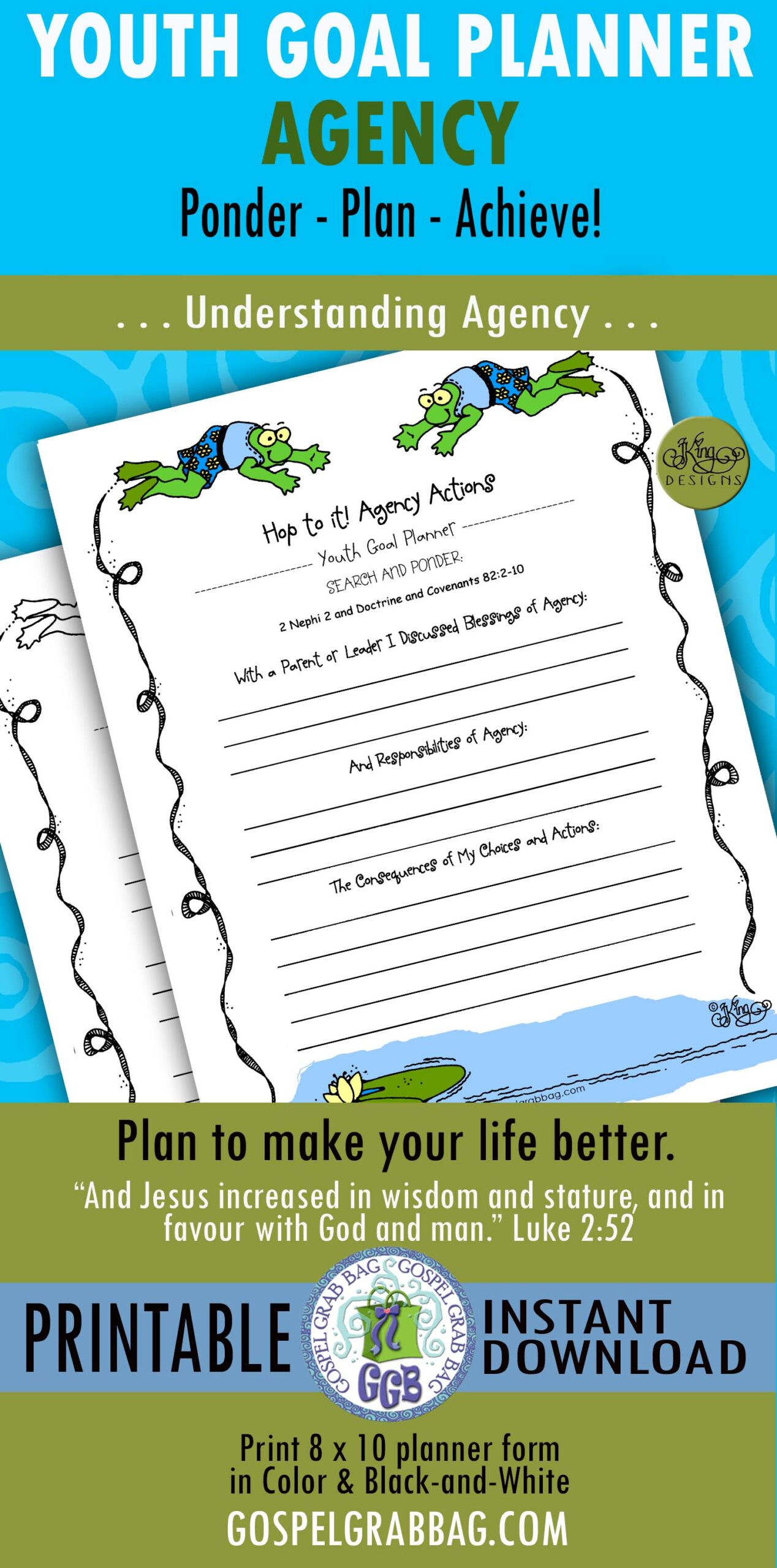 AGENCY Planner "Hop to it! Agency Actions"