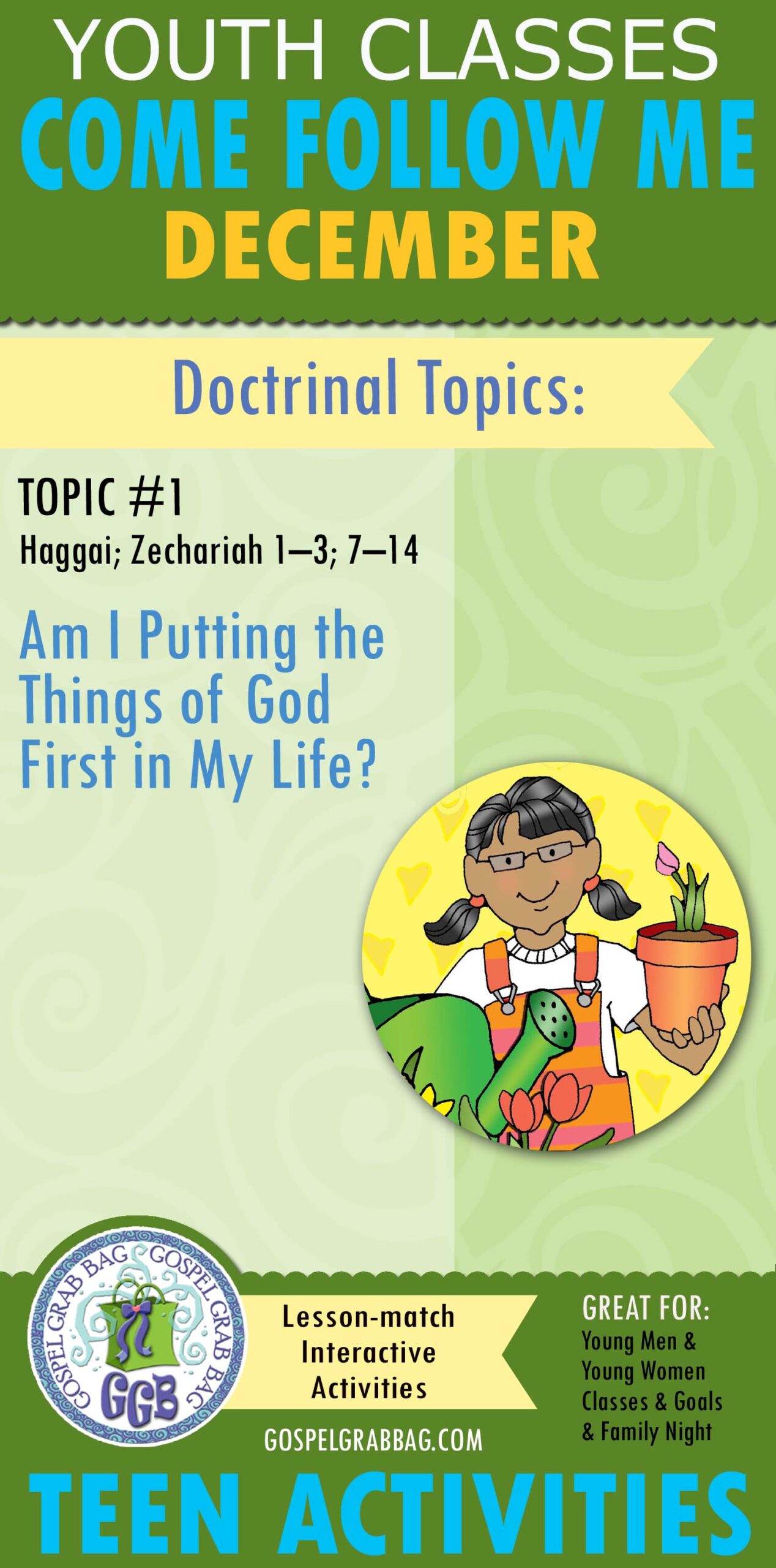 Youth Doctrinal Class ACTIVITIES November CFM Old Testament