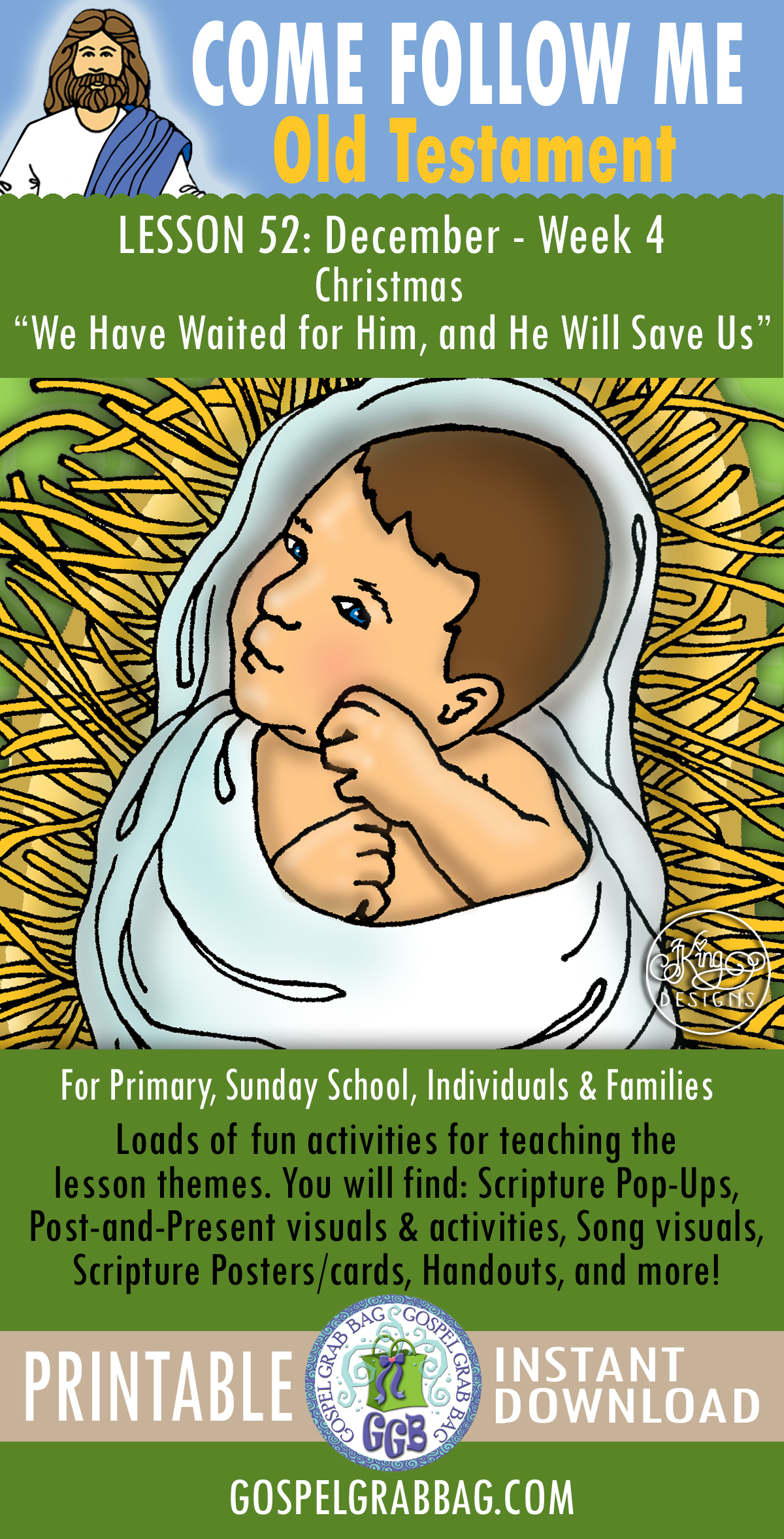 Lesson Activities for "We Have Waited for Him, and He Will Save Us"