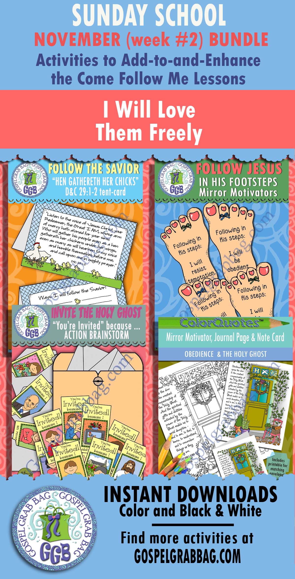 "I Will Love Them Freely" Hosea 1-6; 10-14; Joel Sunday School Activities