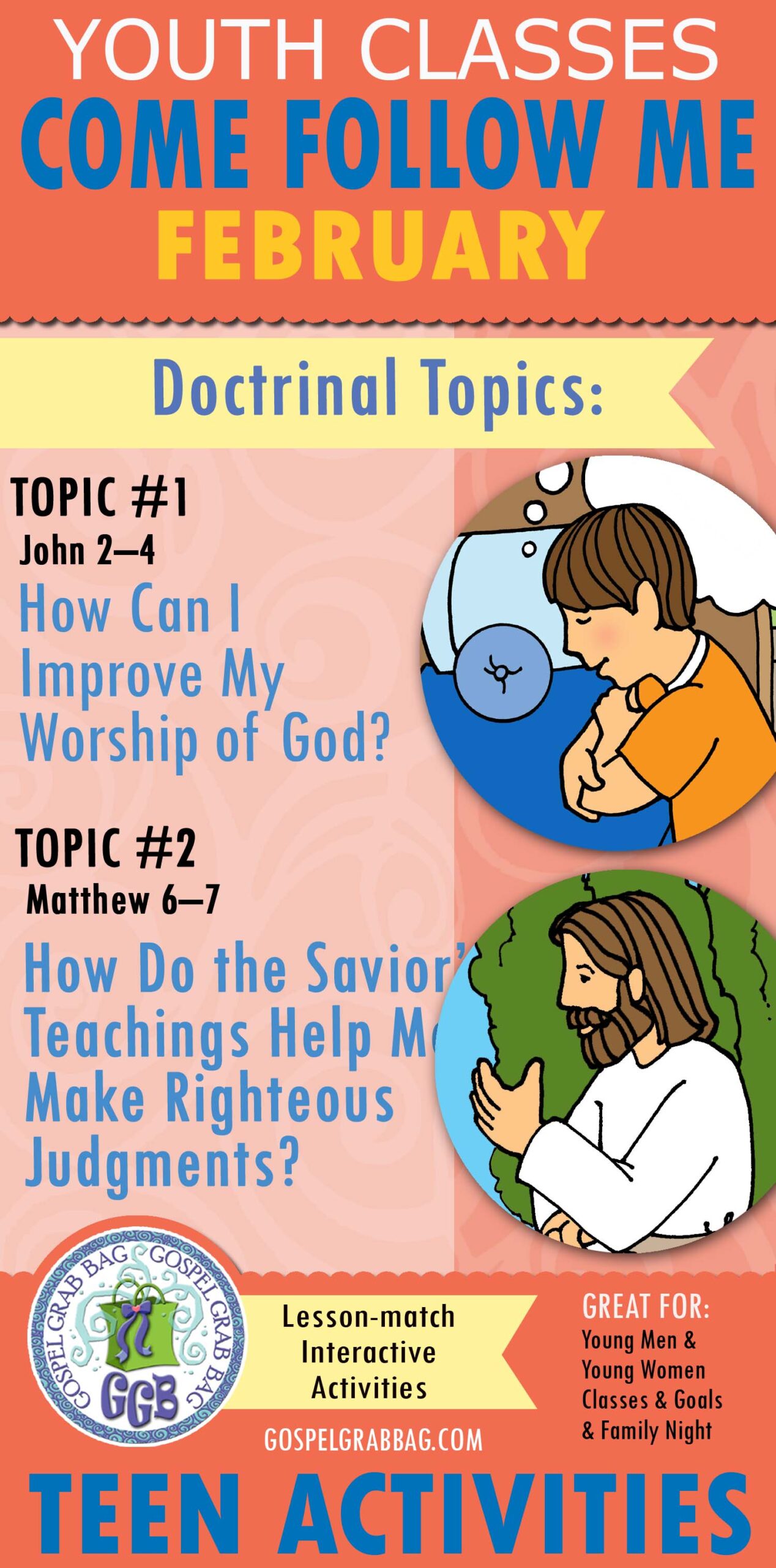 Youth Doctrinal Activities February 12; 26