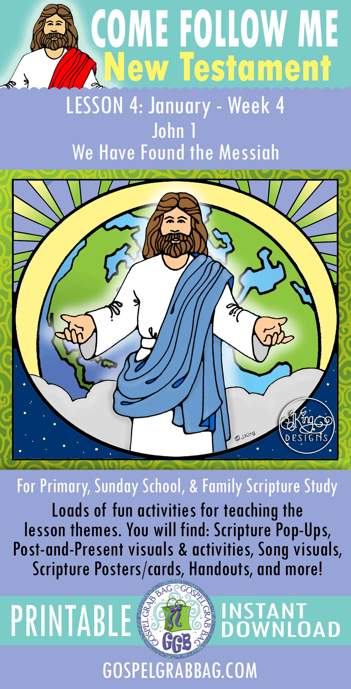 LESSON ACTIVITIES FOR "We Have Found the Messiah"