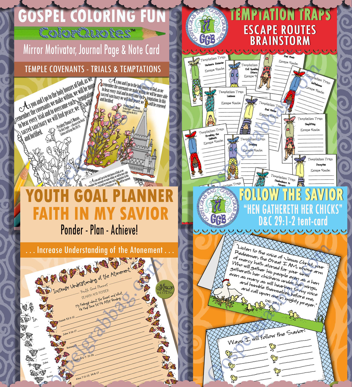 BUNDLE 1 SUNDAY SCHOOL Class lesson activities for "The Spirit of the Lord Is upon Me"
