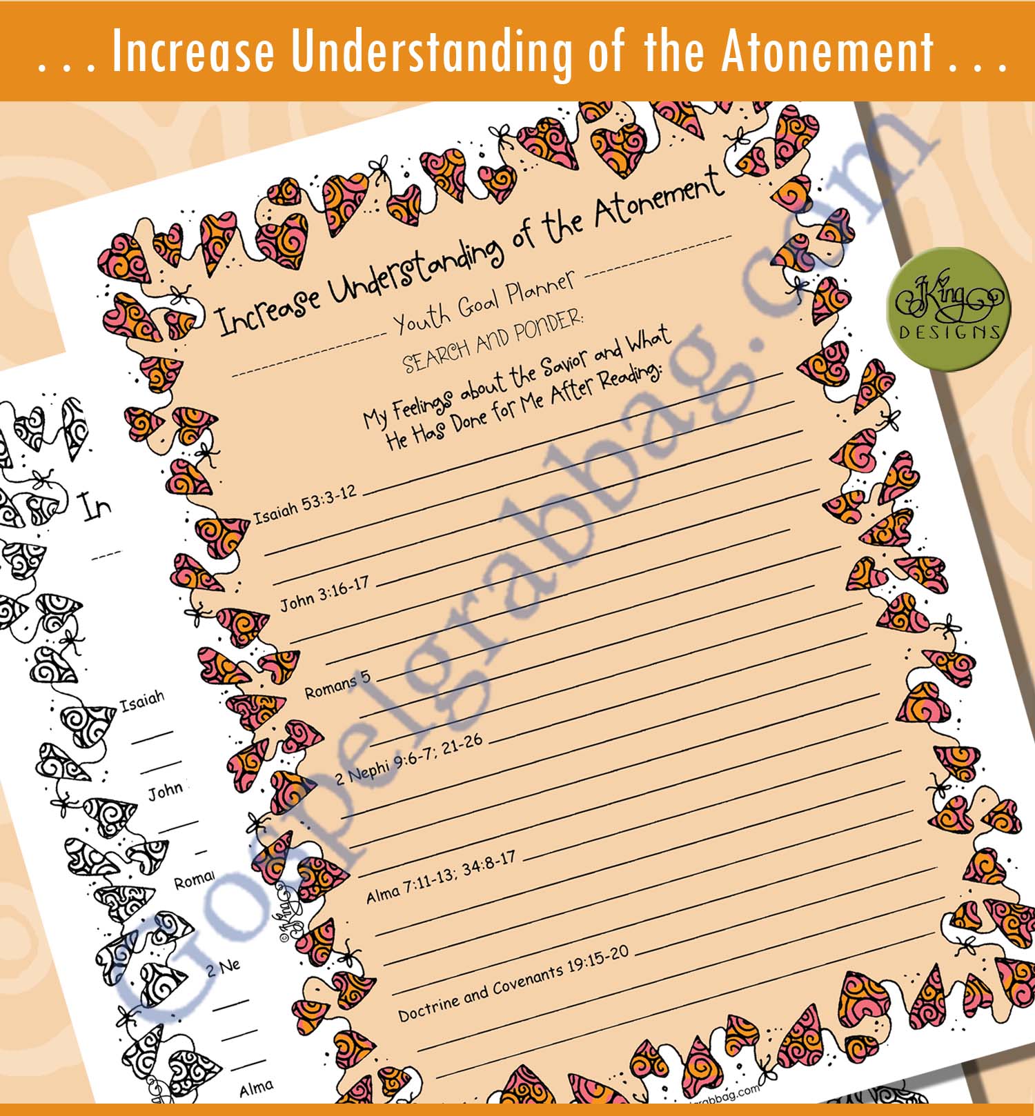 ATONEMENT Increase Understanding PLANNER