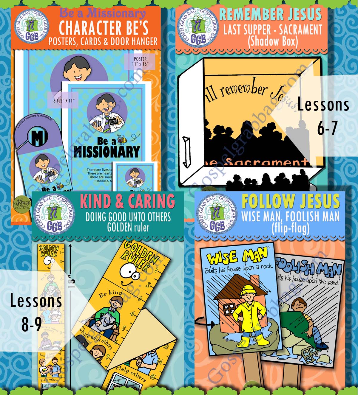 Primary Come Follow Me - New Testament - February ACTIVITIES Ages 4-7