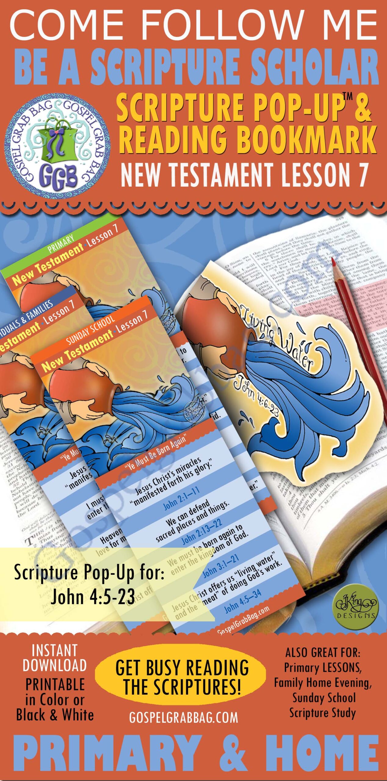 "Ye Must Be Born Again" Come Follow Me activities for Primary and Sunday school, and family home evening