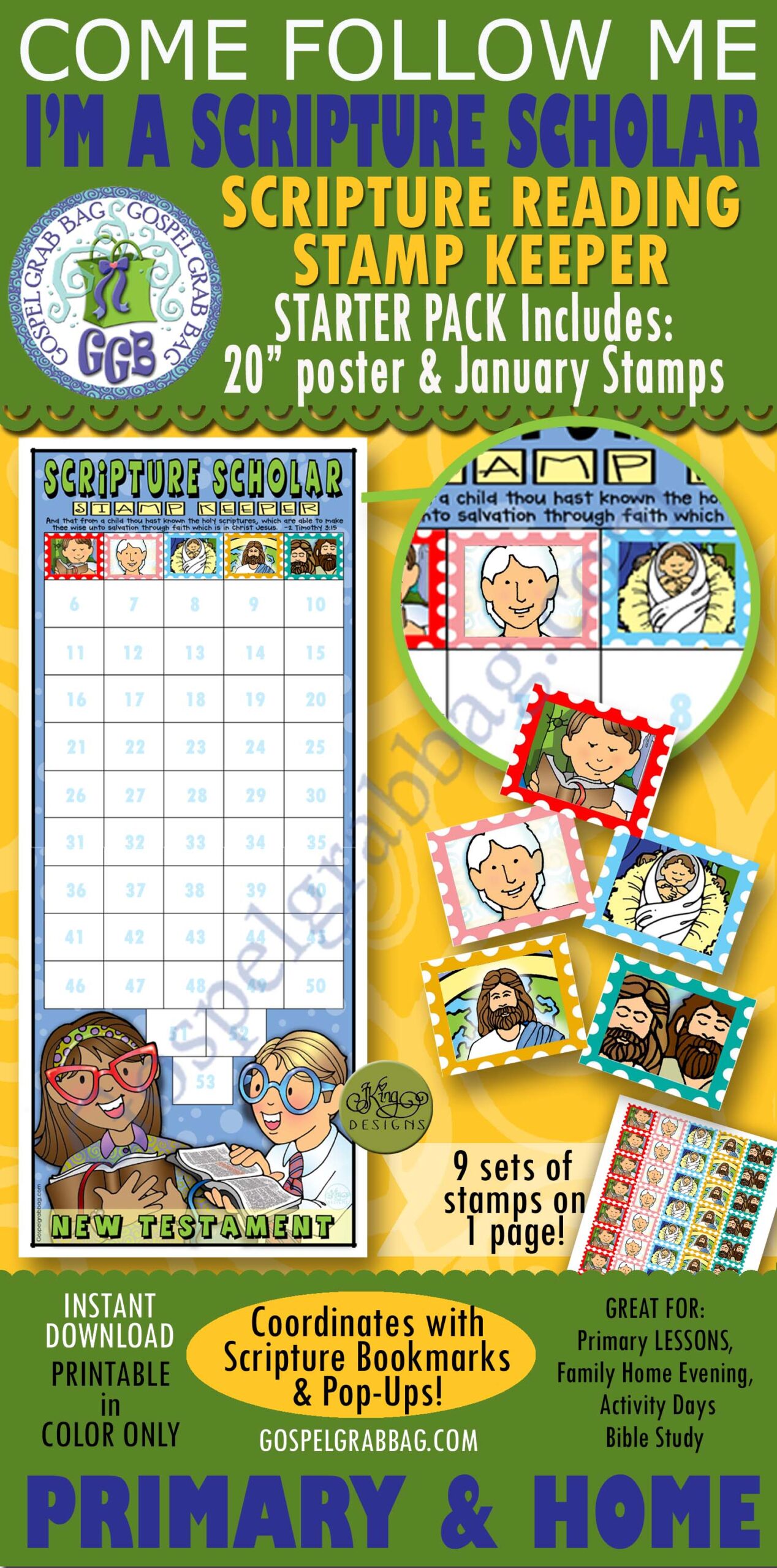 Scripture Scholar Stamp Keeper